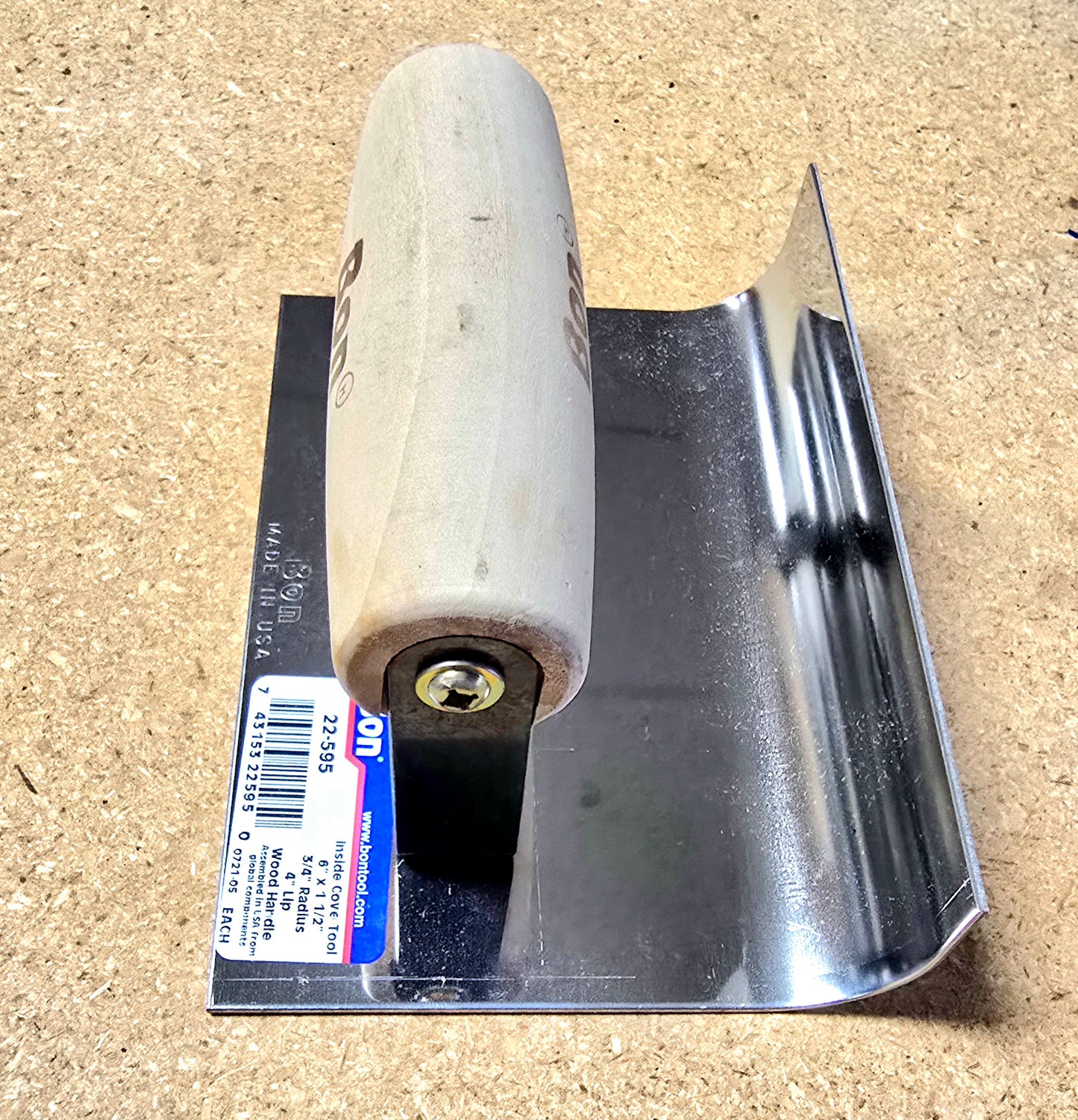 Bon Tool 22-595Stainless Steel Cove Tool