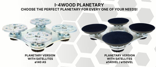 Hyper Grinder I-4Wood 4 Head Planetary Multi Sander Machine w/ Weight and Halo Light