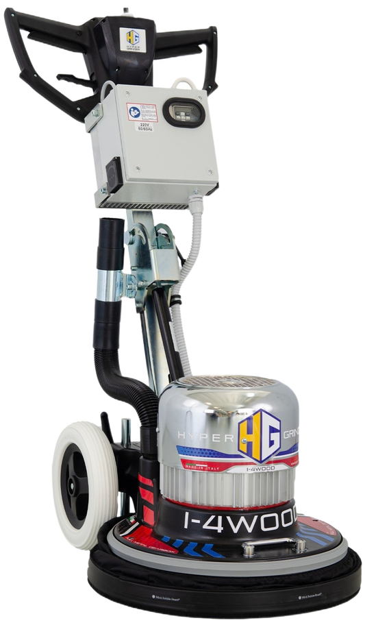 Hyper Grinder I-4Wood 4 Head Planetary Multi Sander Machine w/ Weight and Halo Light