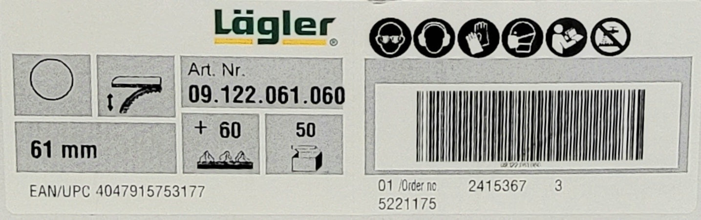 Lagler Flip Edger 2 1/4" - Corner Discs (50 Pack)