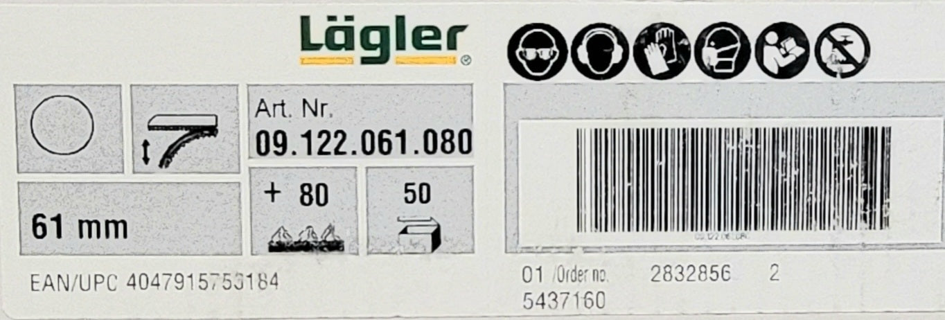 Lagler Flip Edger 2 1/4" - Corner Discs (50 Pack)
