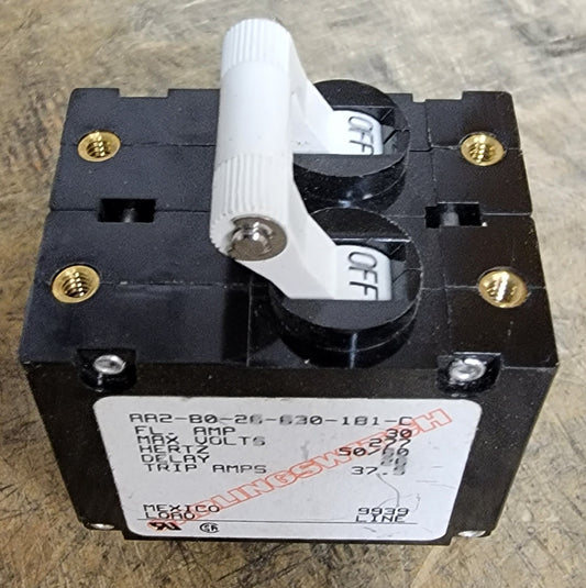 American Sanders 30amp-2 pole Switch # 41411a