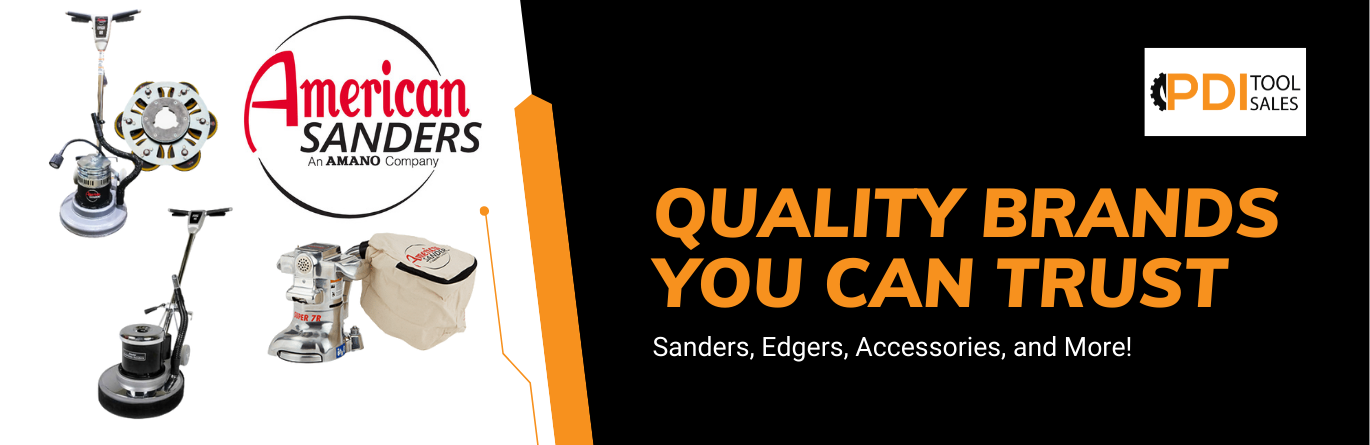 PDI Tool Sales offers American Sanders, An Amano Company. Quality brands you can trust. Sanders, edgers, accessories, and more.
