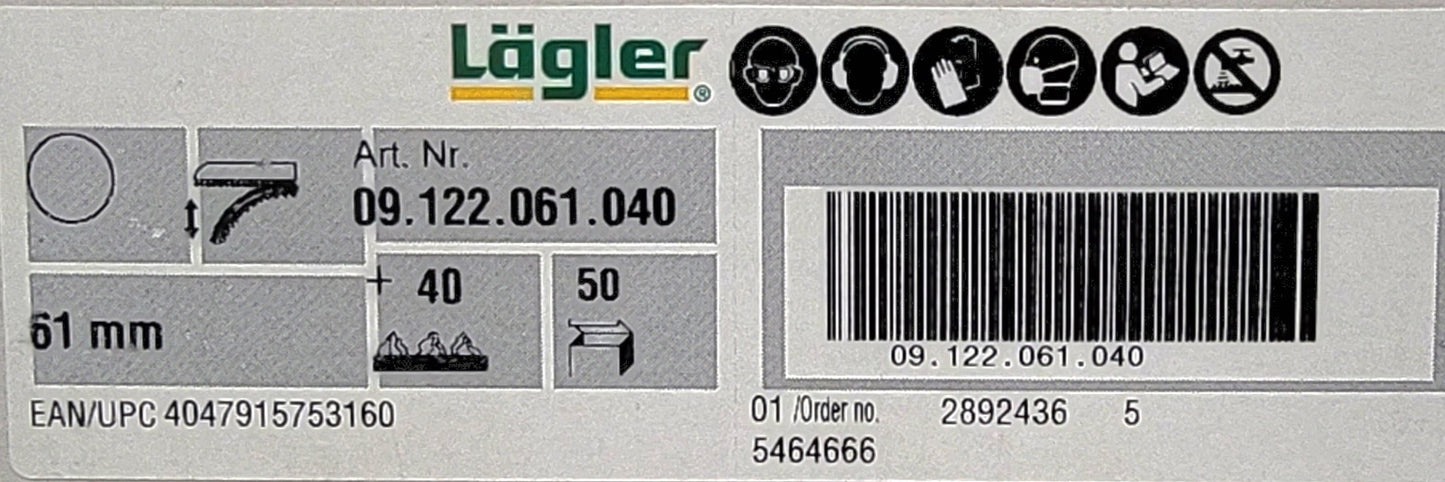 Lagler Flip Edger 2 1/4" - Corner Discs (50 Pack)